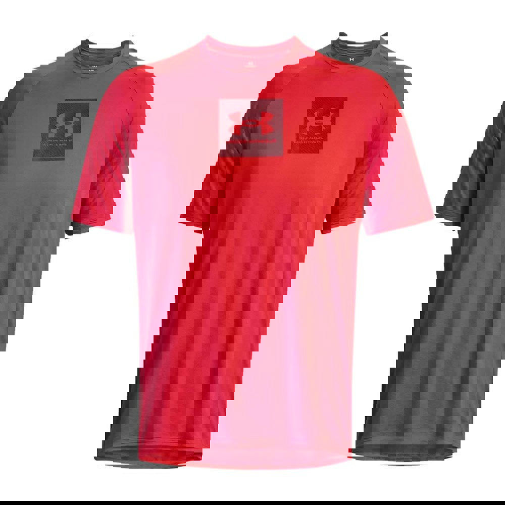 Under Armour Mens Tech Printed T-Shirt - Red