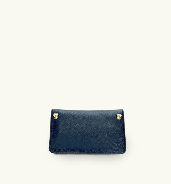 Apatchy The Mila Navy Leather Phone Bag