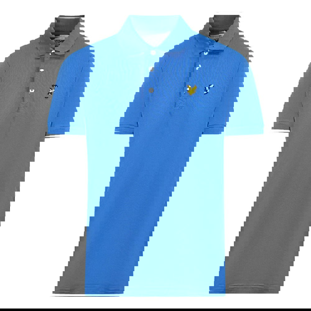 Lyle & Scott Plain Polo Shirt - Spring Blue