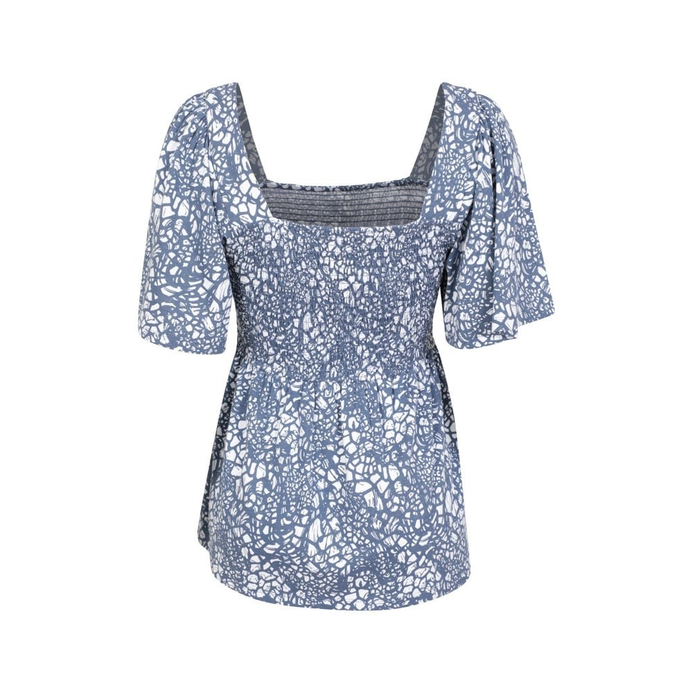 Mountain Warehouse Women's Hydra Shirred Top - Dark Blue