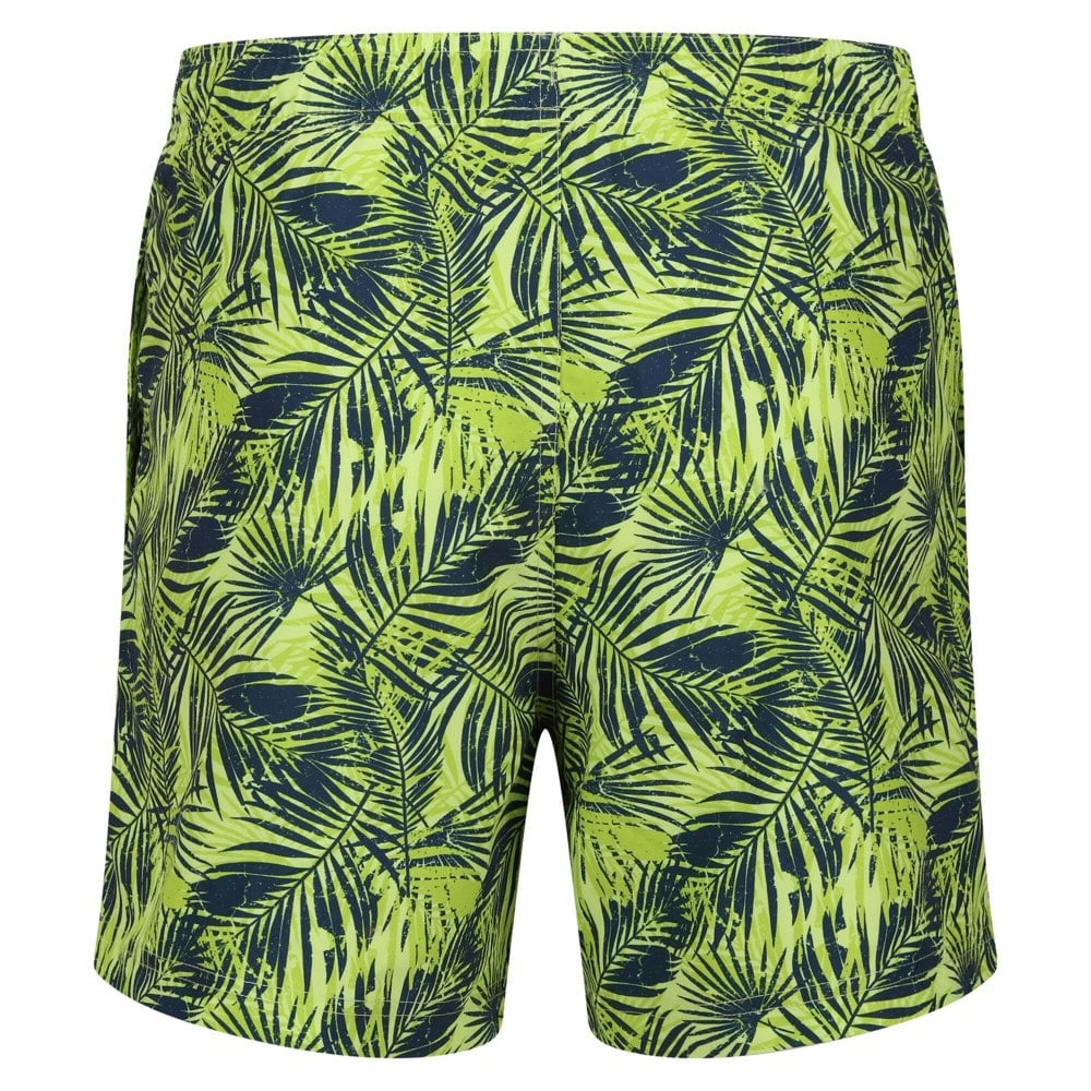Regatta Mens Loras Palm Print Swim Shorts - Sharp Green