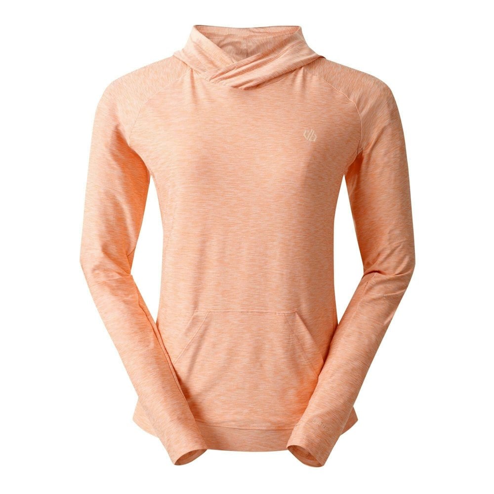 Dare 2B Womens Sprint City Lightweight Hoodie - Pale Peach Marl