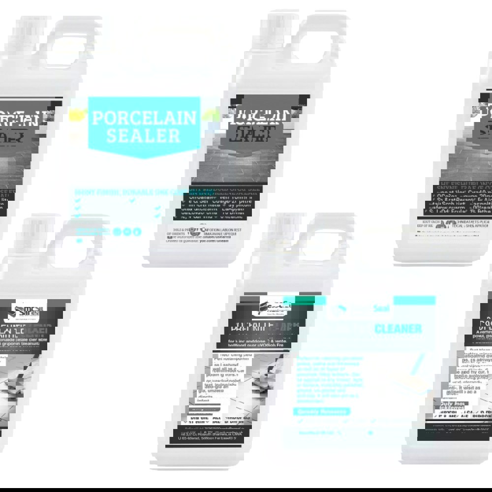 Smartseal Porcelain Tile Sealer & Cleaner, 1 + 1 Litre