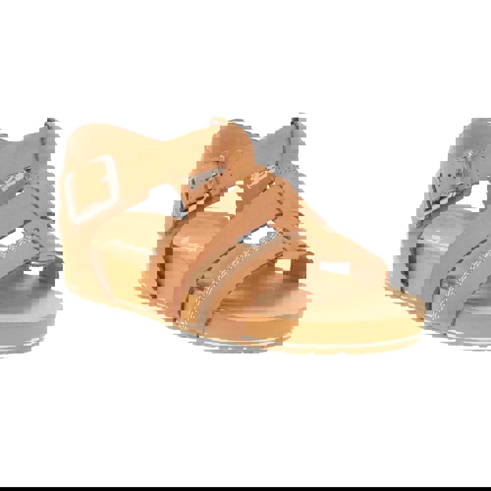 Timberland Womens/Ladies Malibu Waves 2.0 Nubuck Sandals - Wheat
