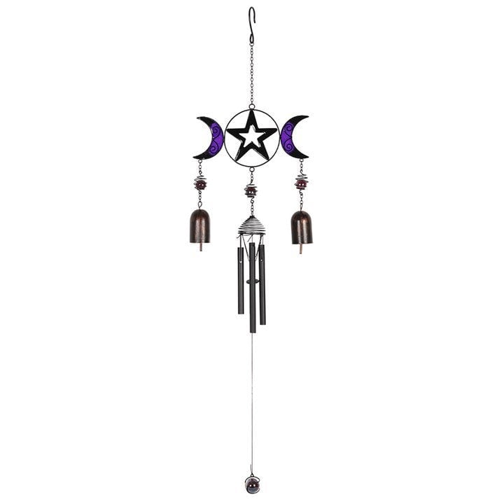 Serano Triple Moon Windchime with Bells