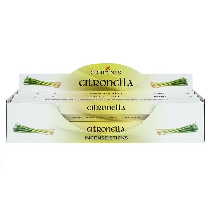Serano Set of 6 Packets of Elements Citronella Incense Sticks
