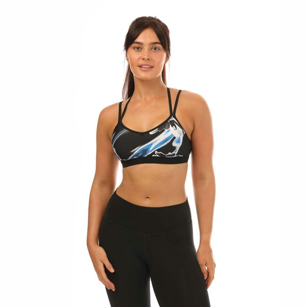 Adidas Womens Positivisea Floral Bikini Top - Black