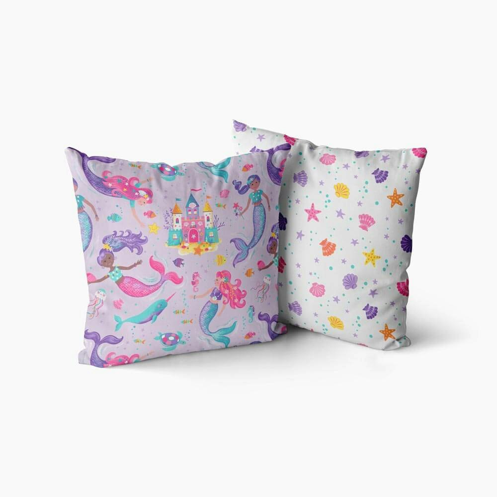 Magical Mermaids Cushion Cover Cushion - Happy Linen Company