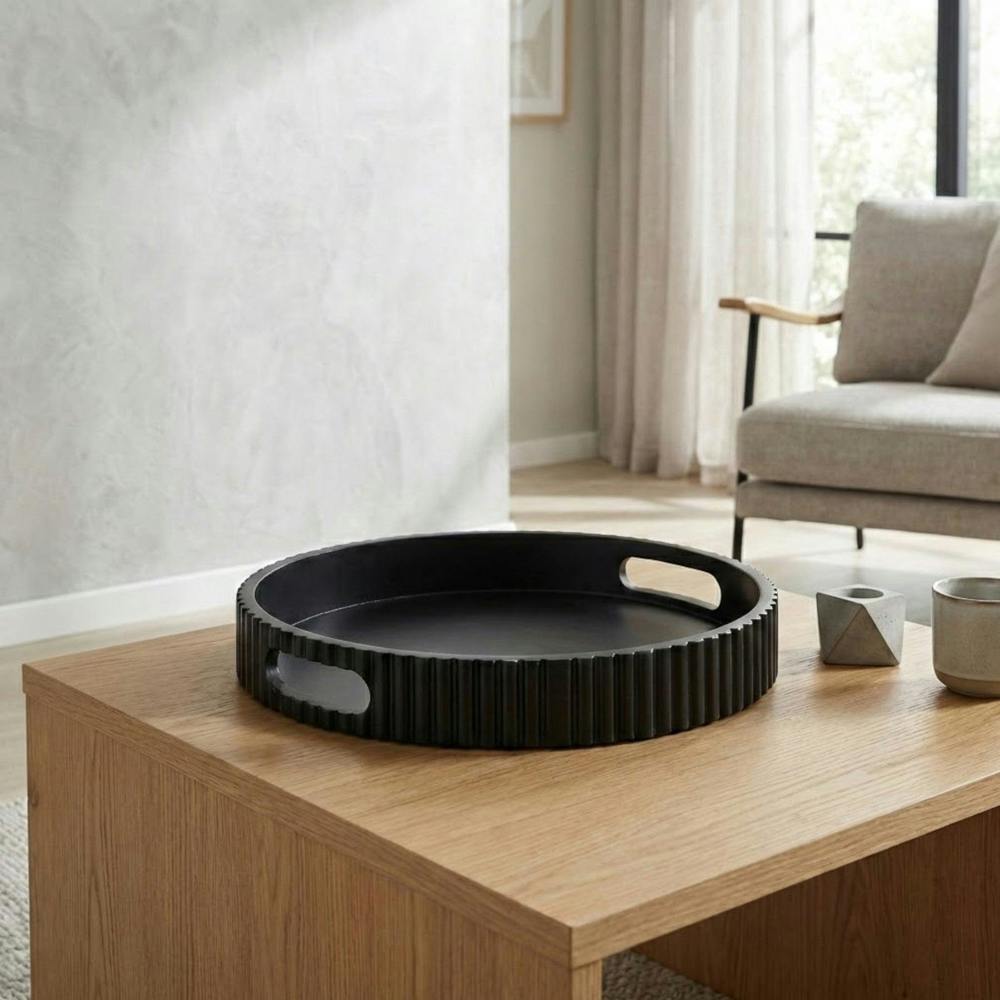 Garden Greatness Maison Ribbed Urban Tray Decoration