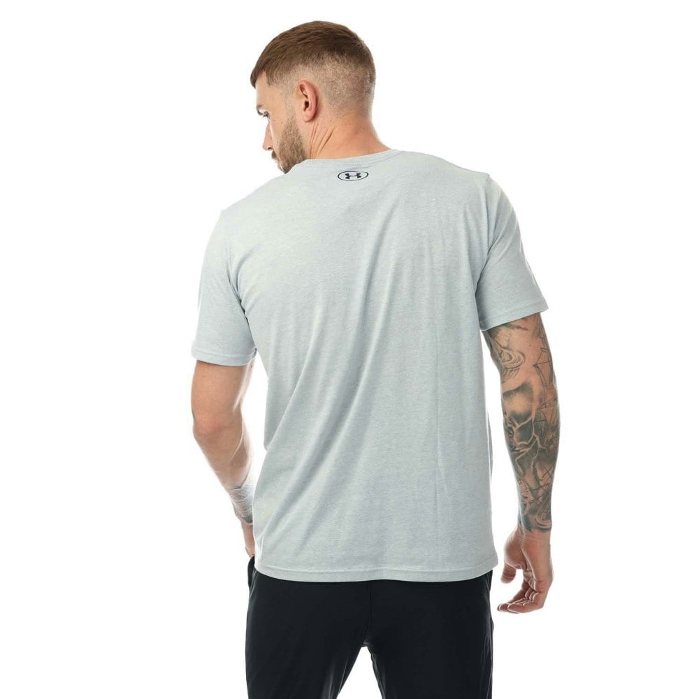 Under Armour Mens Boxed Logo Camo T-Shirt - Grey