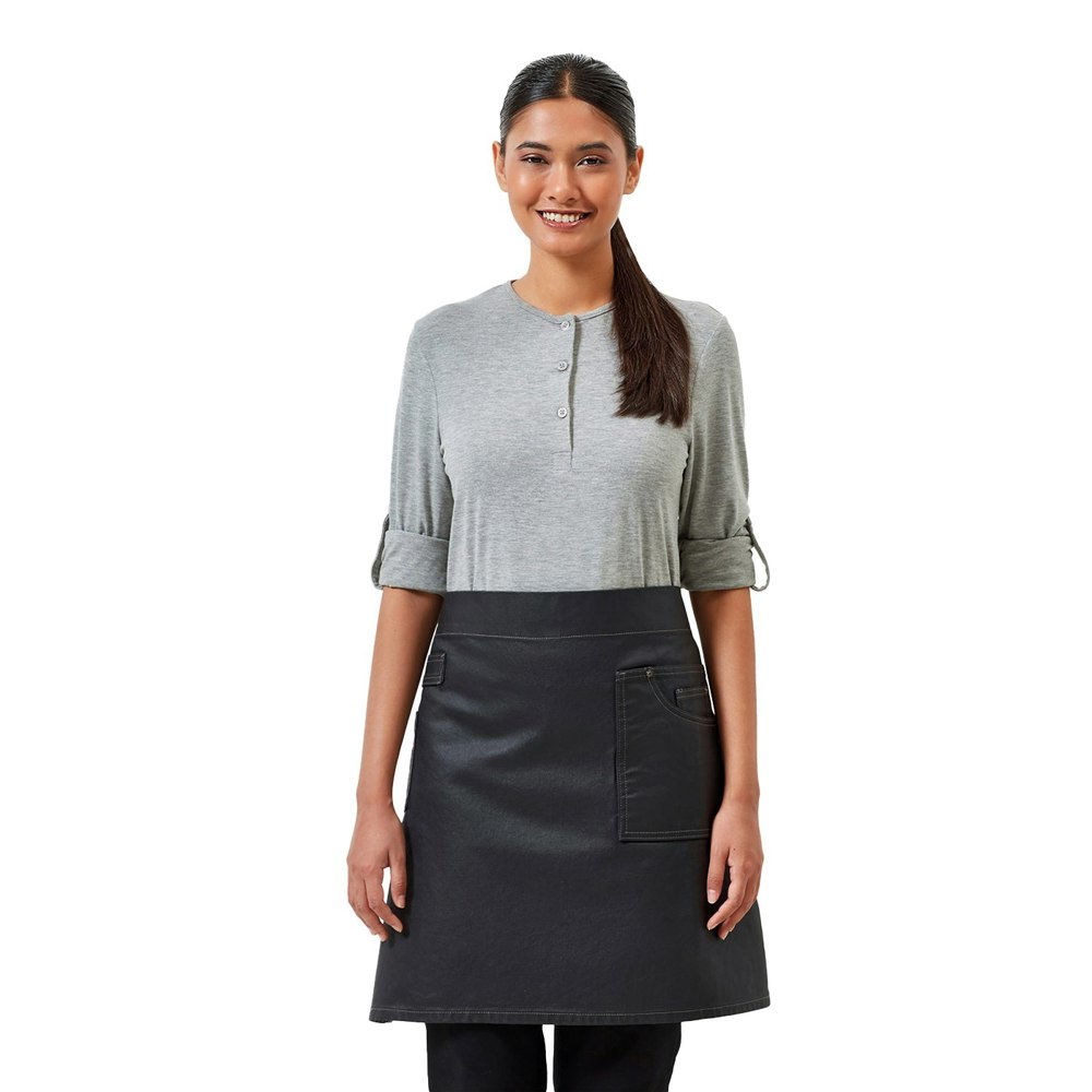 Premier Division Waist Apron - Black Denim