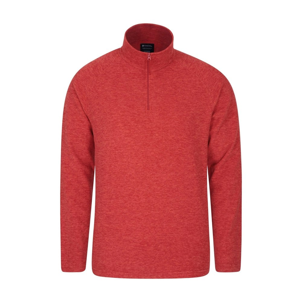 Mountain Warehouse Mens Snowdon II Fleece Top - Red