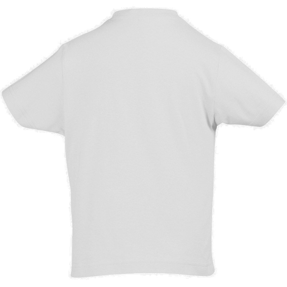 SOLS Kids Unisex Imperial Heavy Cotton Short Sleeve T-Shirt - White
