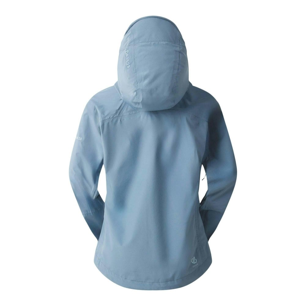 Dare 2B Womens/Ladies Breathe Easy Waterproof Jacket - Element Grey