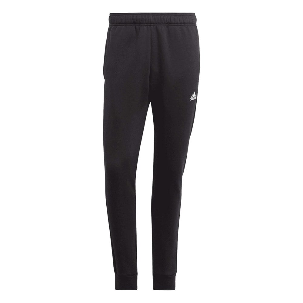 Adidas Mens Fleece Hooded Tracksuit - Black