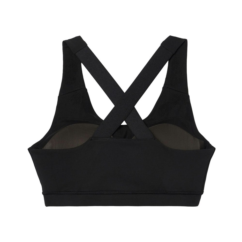 Lacoste Womens/Ladies Stretch Breathable Sport Bralette - Black