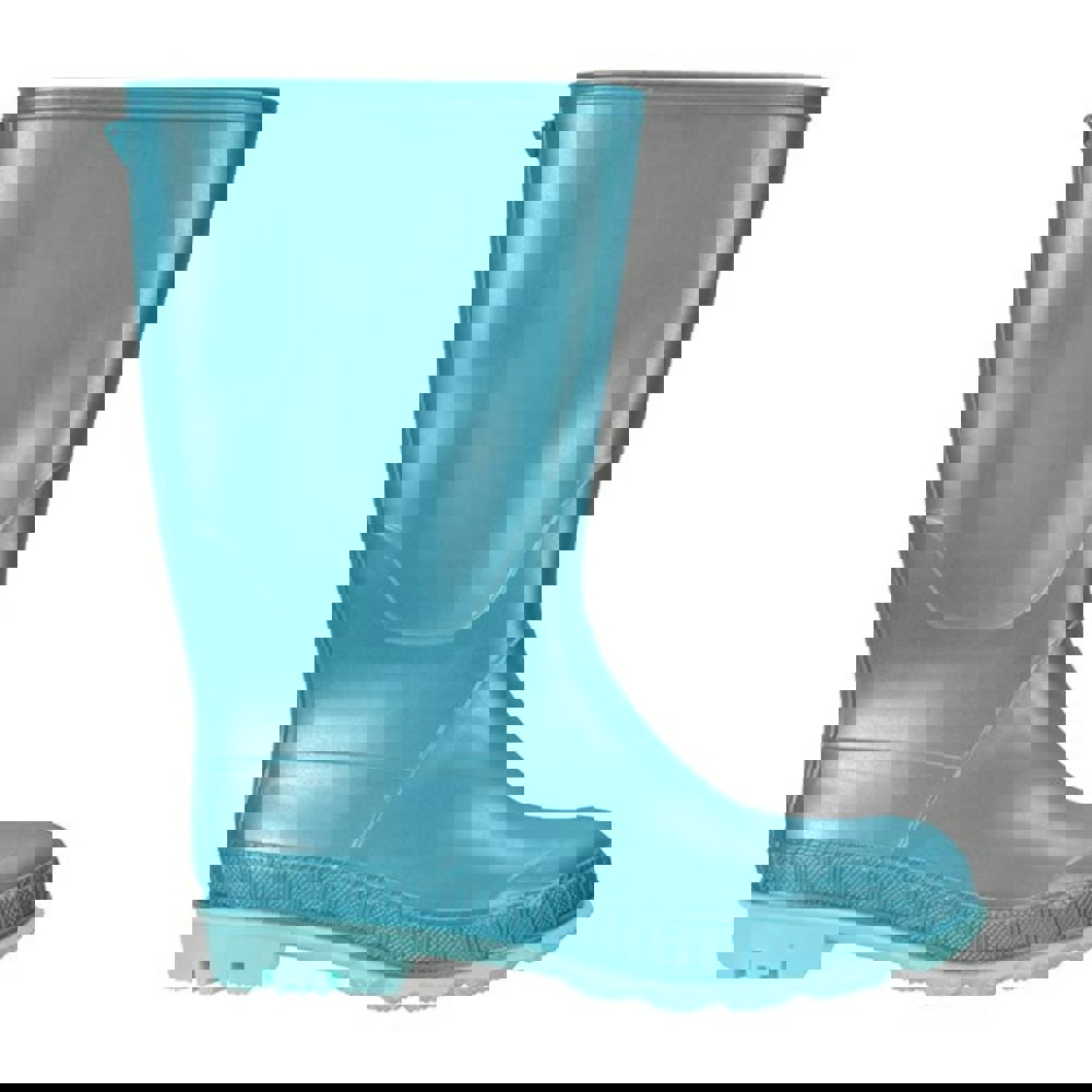 Mountain Warehouse Childrens/Kids Plain Wellington Boots - Turquoise