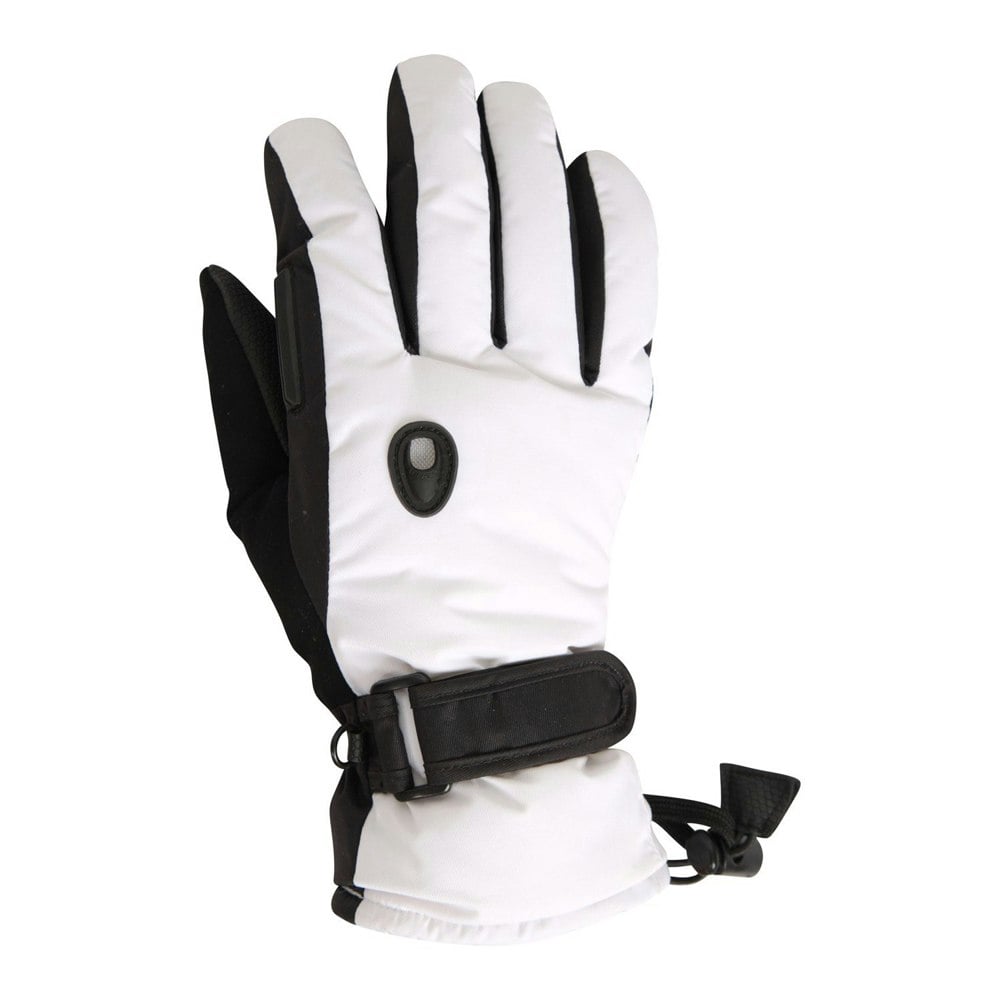 Mountain Warehouse Women's Extreme Waterproof Ski Gloves - White