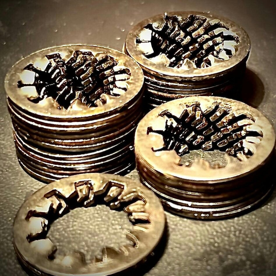 Fixaball 1/2" Internal Shakeproof Washers Steel Self Colour