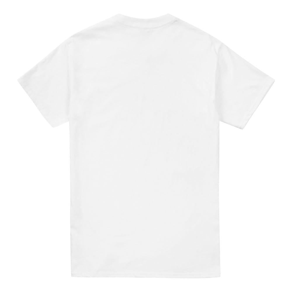 Disney Mens Awesome Dad Donald Duck T-Shirt - White