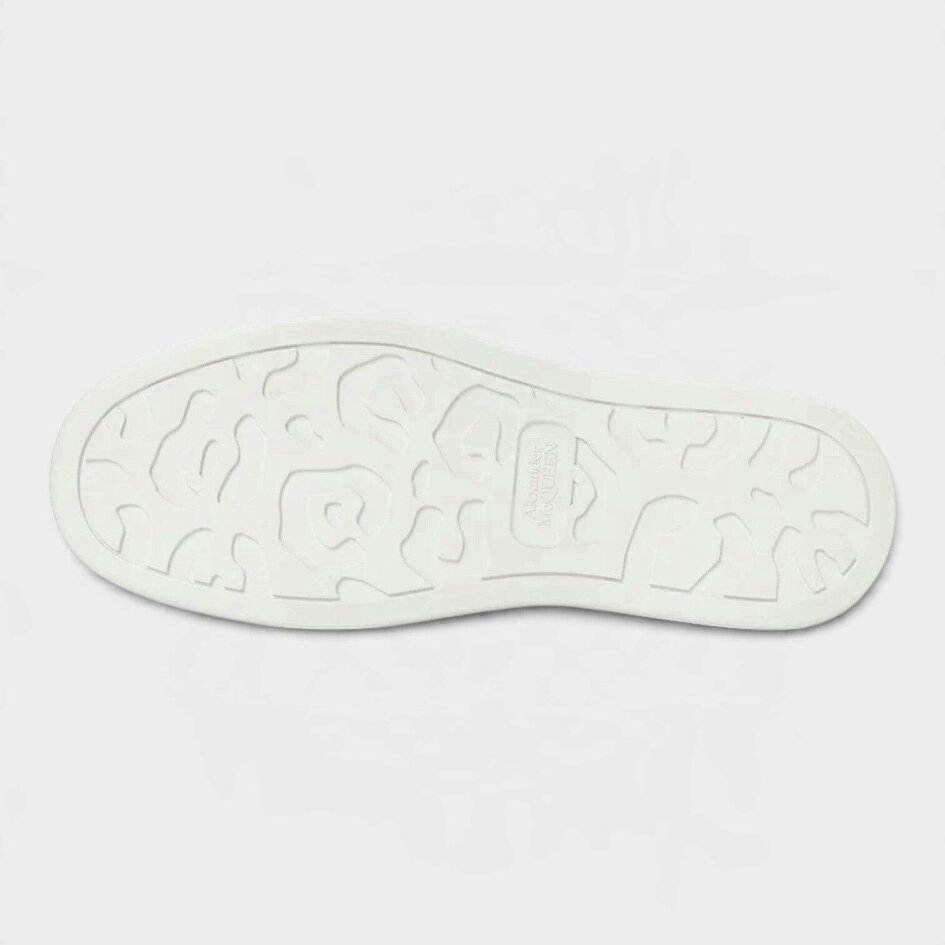 Alexander McQueen Deck Lace-Up Plimsoll Black White