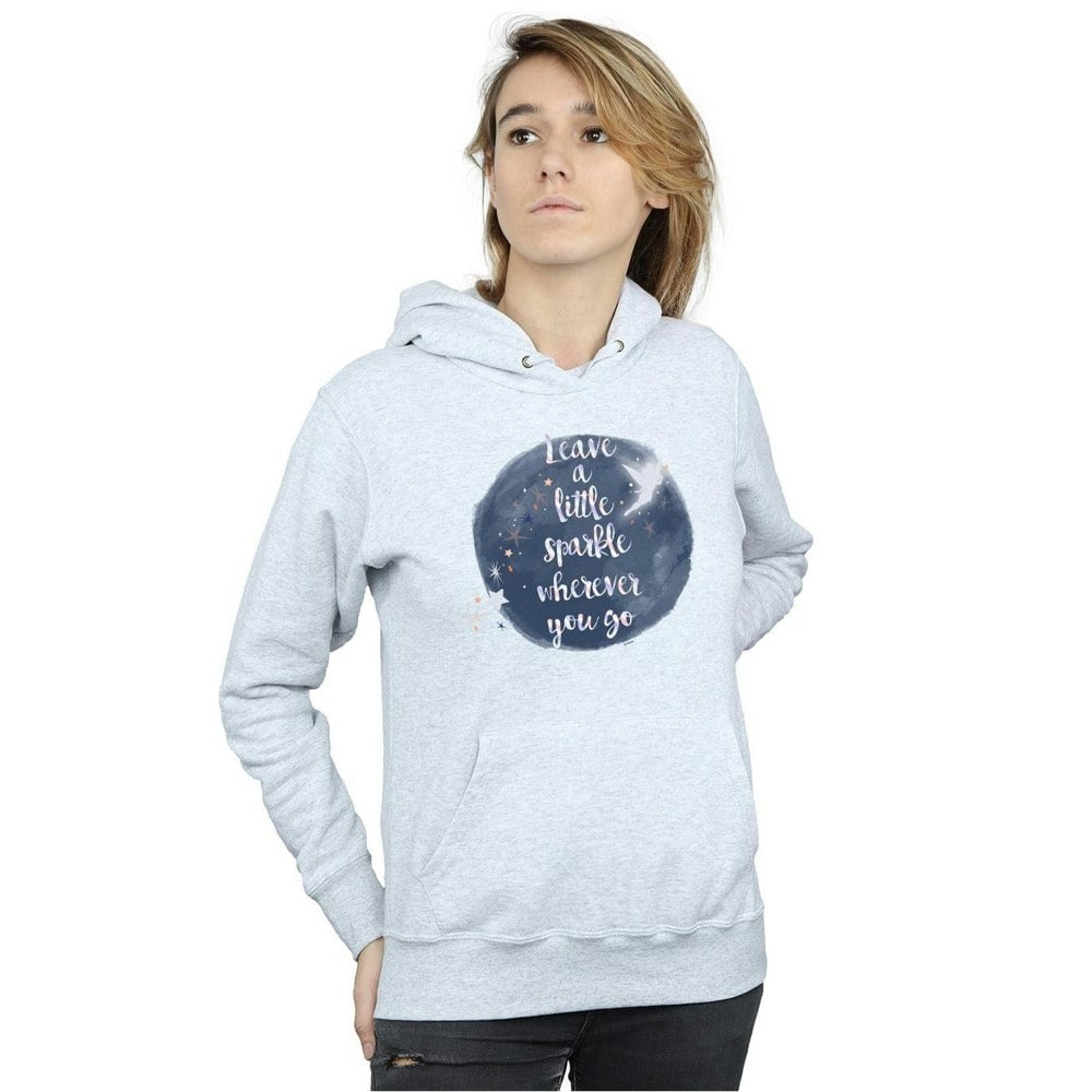 Disney Women's Tinker Bell A Little Sparkle Hoodie - Sports Grey