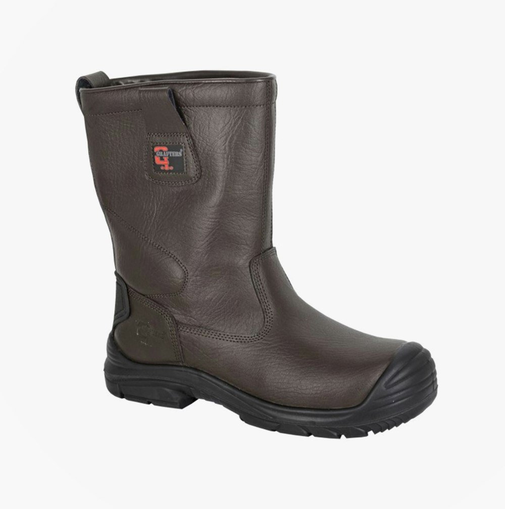 Grafters Grafters M922B Mens Safety Boots Brown