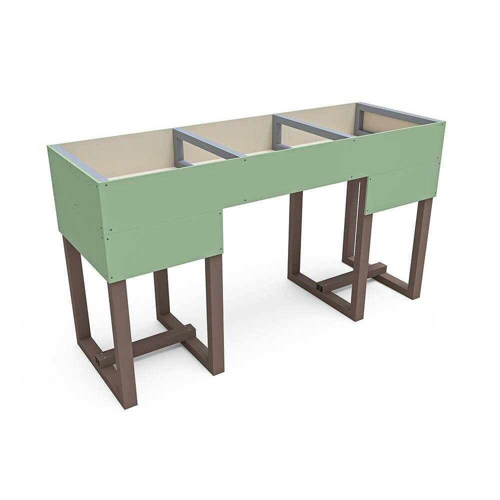 Dunster House Green Elevated Raised Garden Bed Planter 1800mm