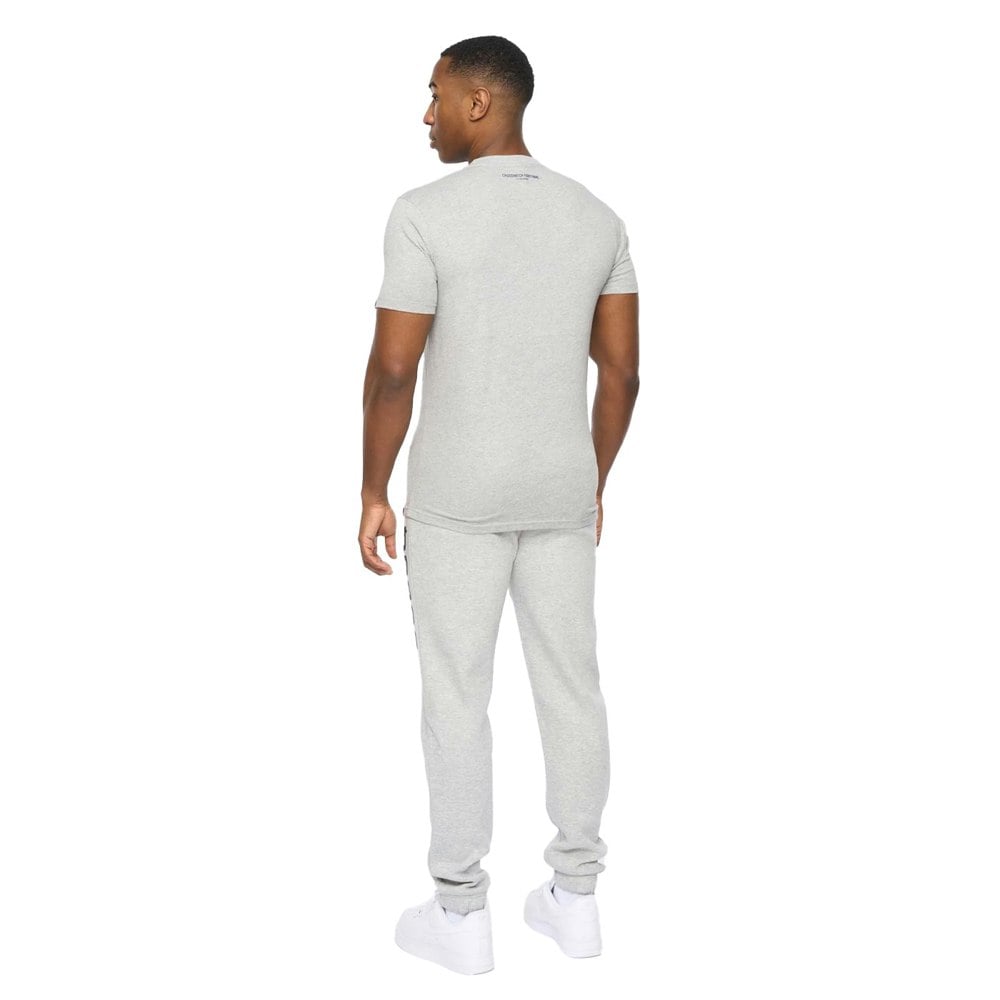 Crosshatch Mens Ellsworth T-Shirt - Grey Marl