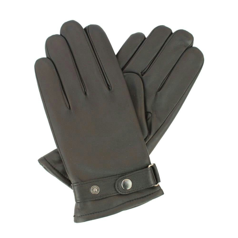 Eastern Counties Leather Mens Anton Strap Gloves - Brown