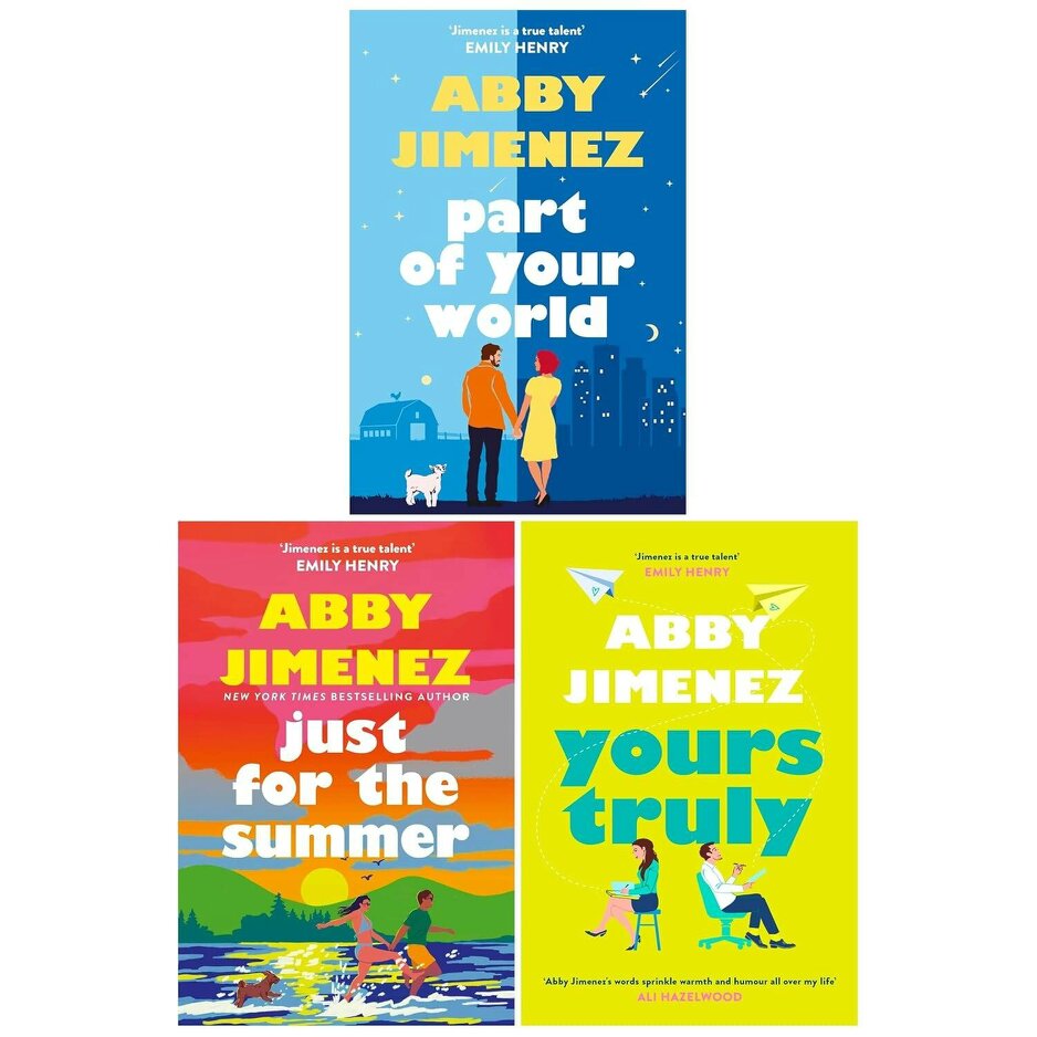 Abby Jimenez 3 Books Collection Set (Part of Your World, Yours Truly and Just For The Summer)