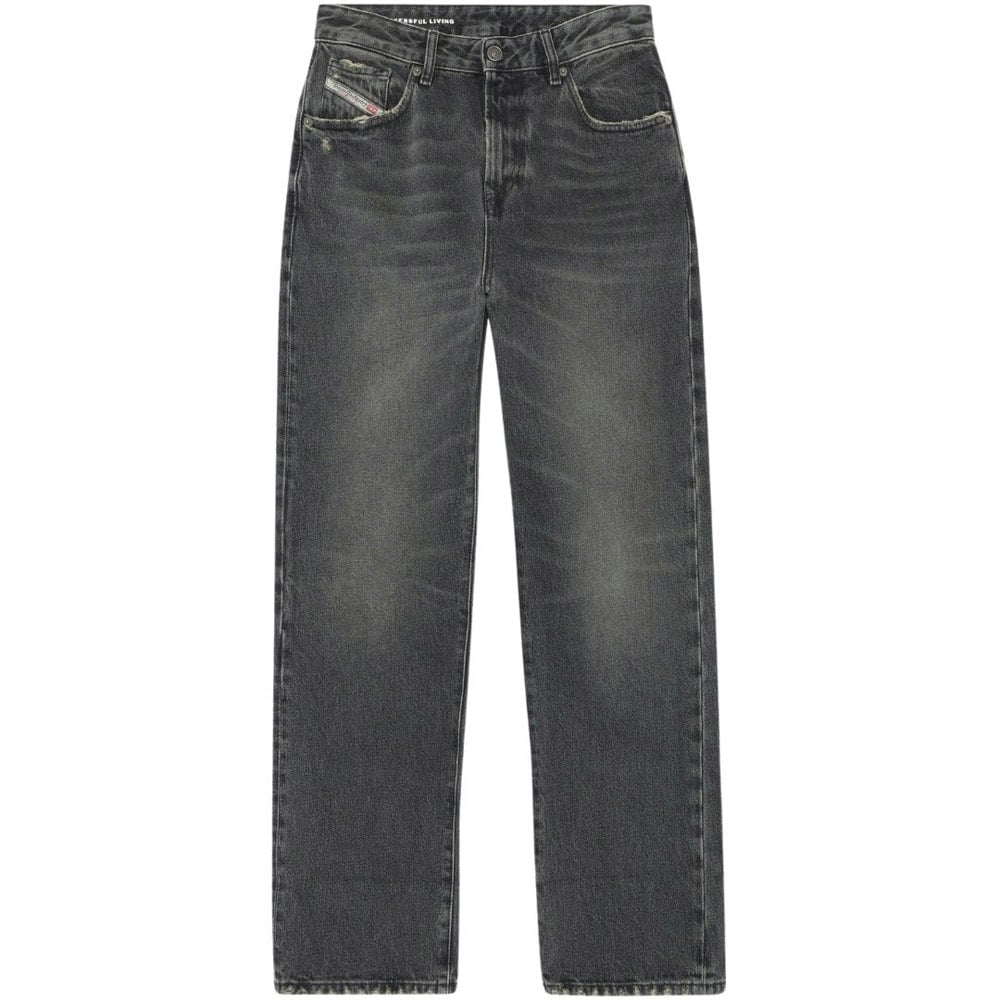 Diesel 1995 D-SARK PANTALONI 007K8 Black 5 pockets Mens W32 / 32L