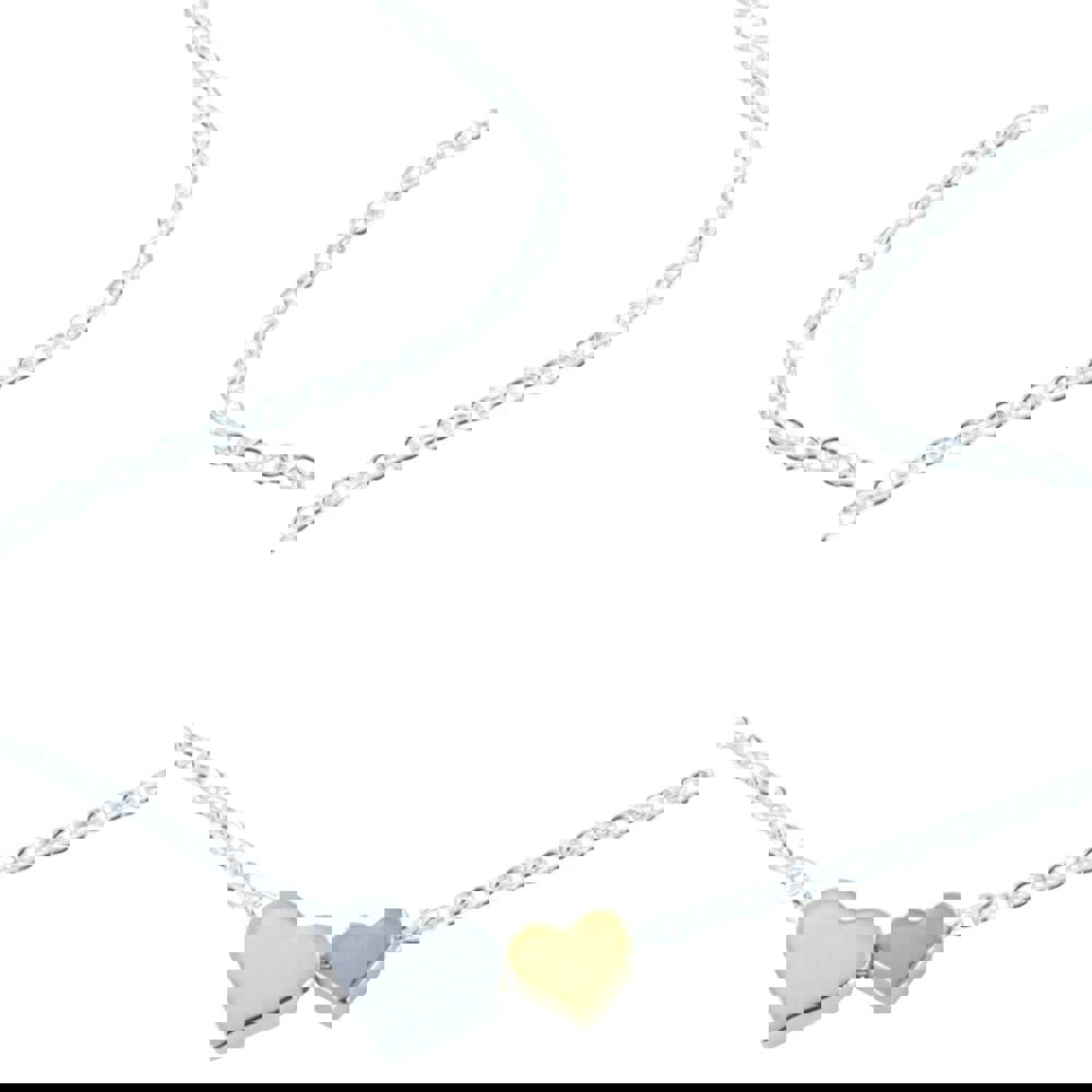 Cherish You Sterling Silver Heart Necklace - Reeves & Reeves