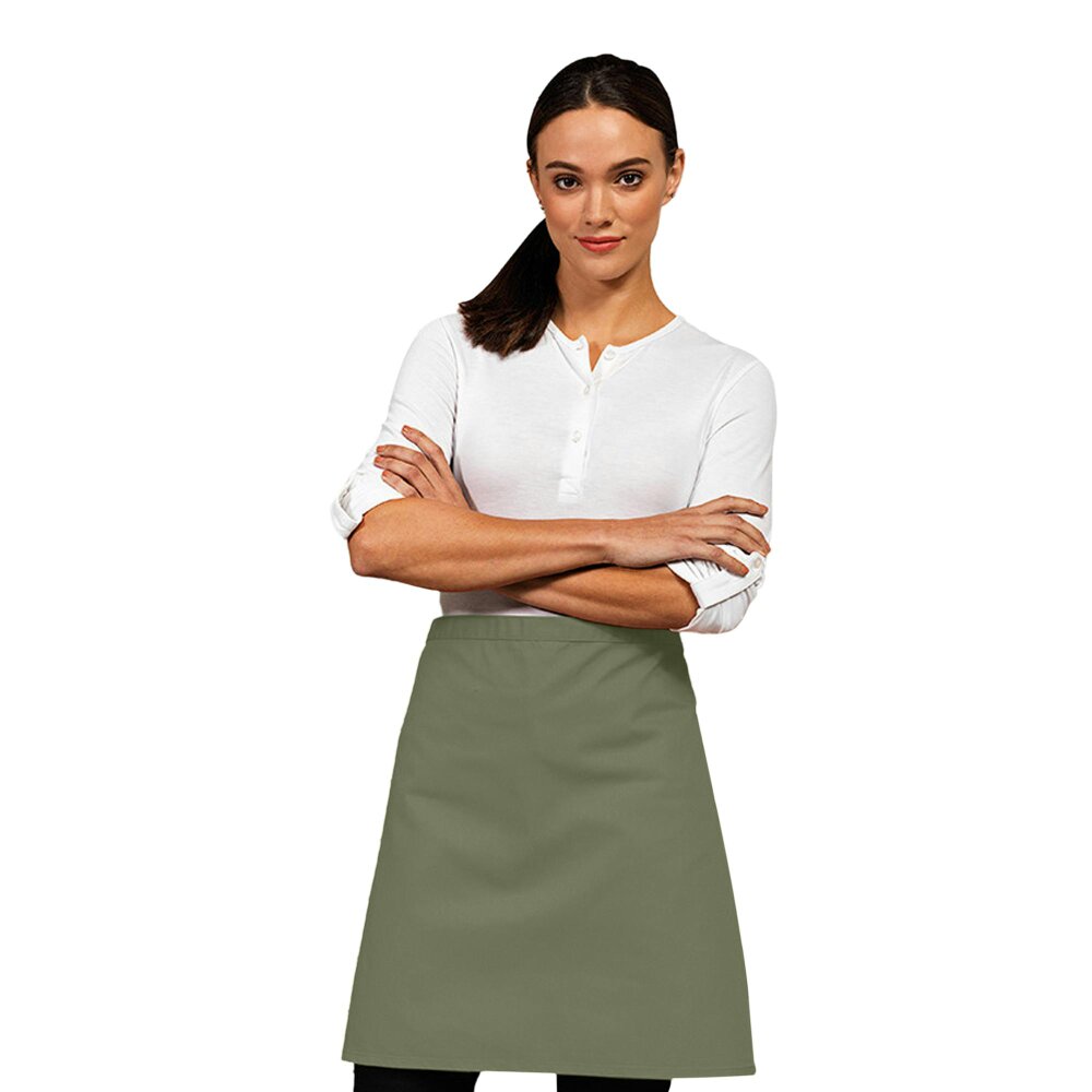 Premier Ladies/Womens Mid-Length Apron - Olive