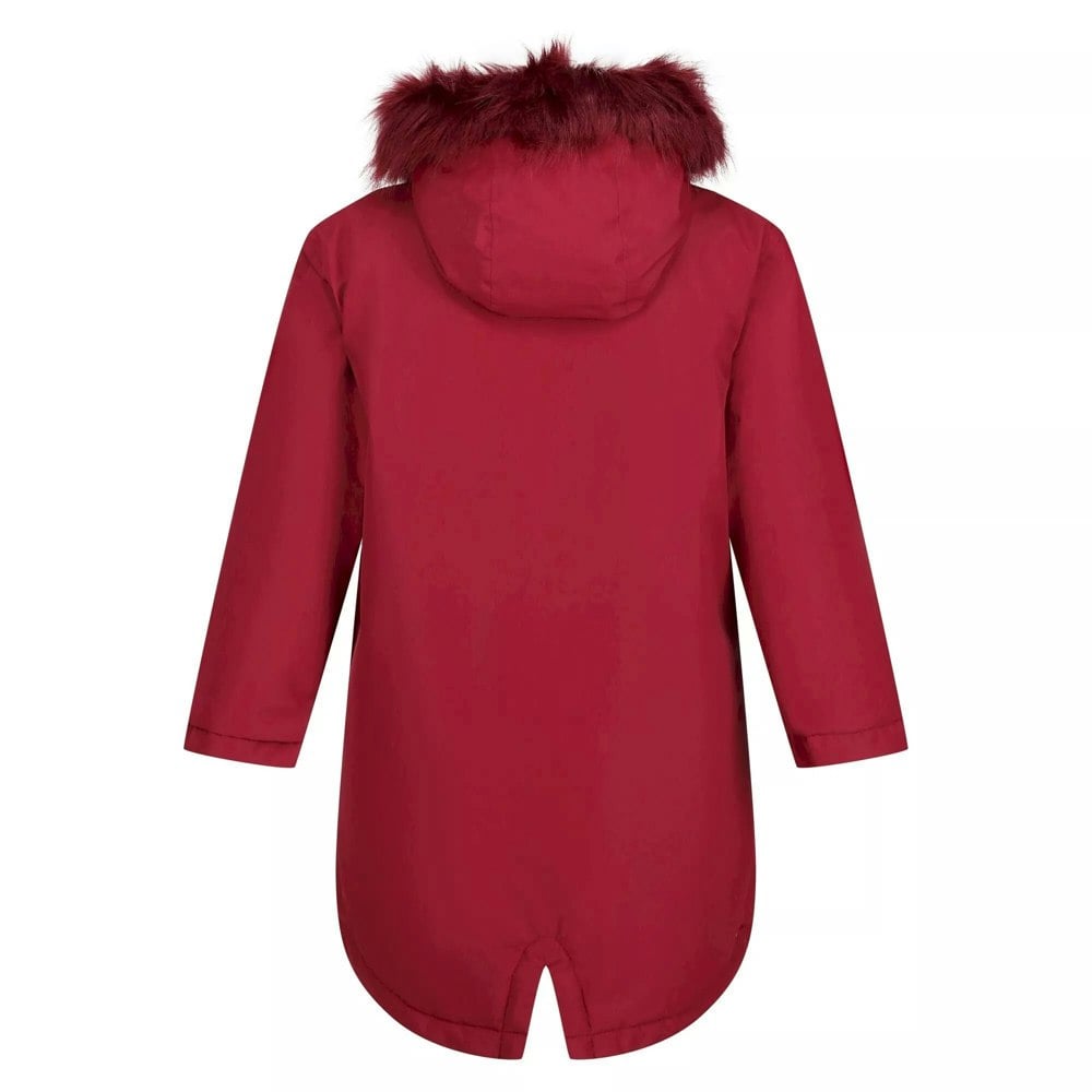 Regatta Childrens/Kids Adelyn Waterproof Parka - Dark Pimento