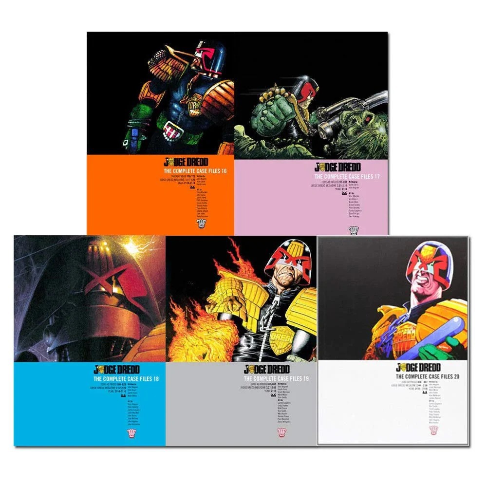 Judge Dredd - Complete Case Files Volume 16-20 Collection 5 Books Set - Series 4 - By John Wagner - books 4 people