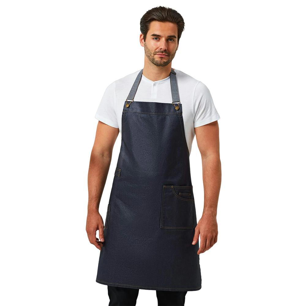 Premier District Bibbed Apron - Indigo Denim
