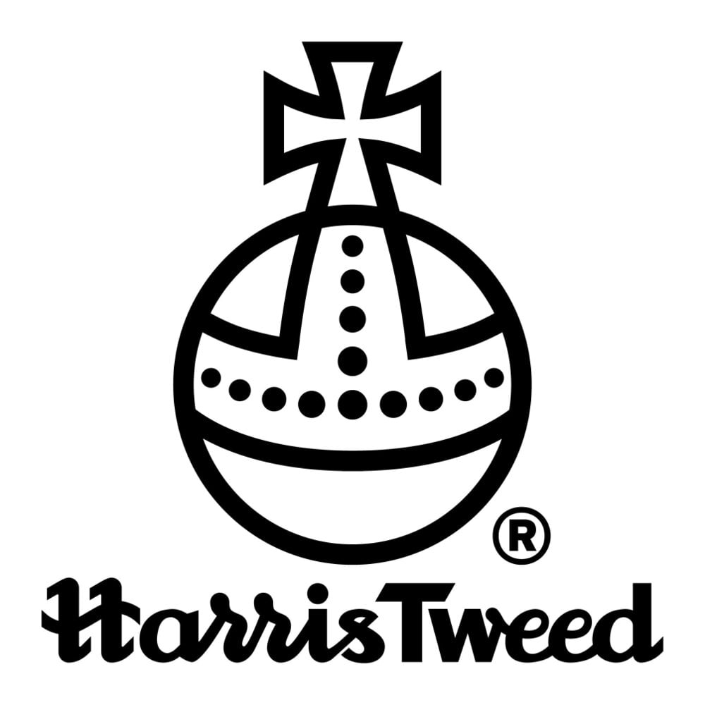 Heather Hats & Accessories Genuine Harris Tweed Wool Flat Cap, Satin Lining, Outdoor Wear, Midnight Navy