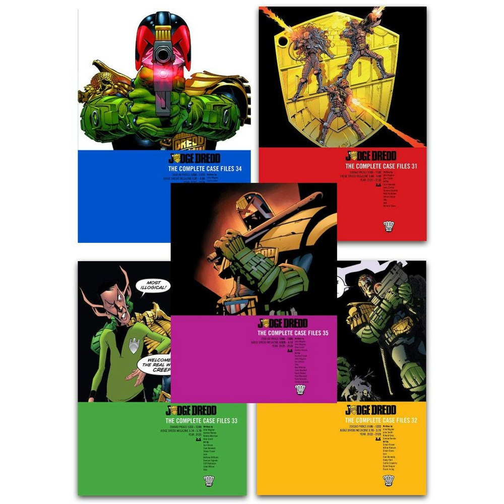 Judge Dredd Complete Case Files Volume 31-35 Collection 5 Books Set Series 7 by John Wagner