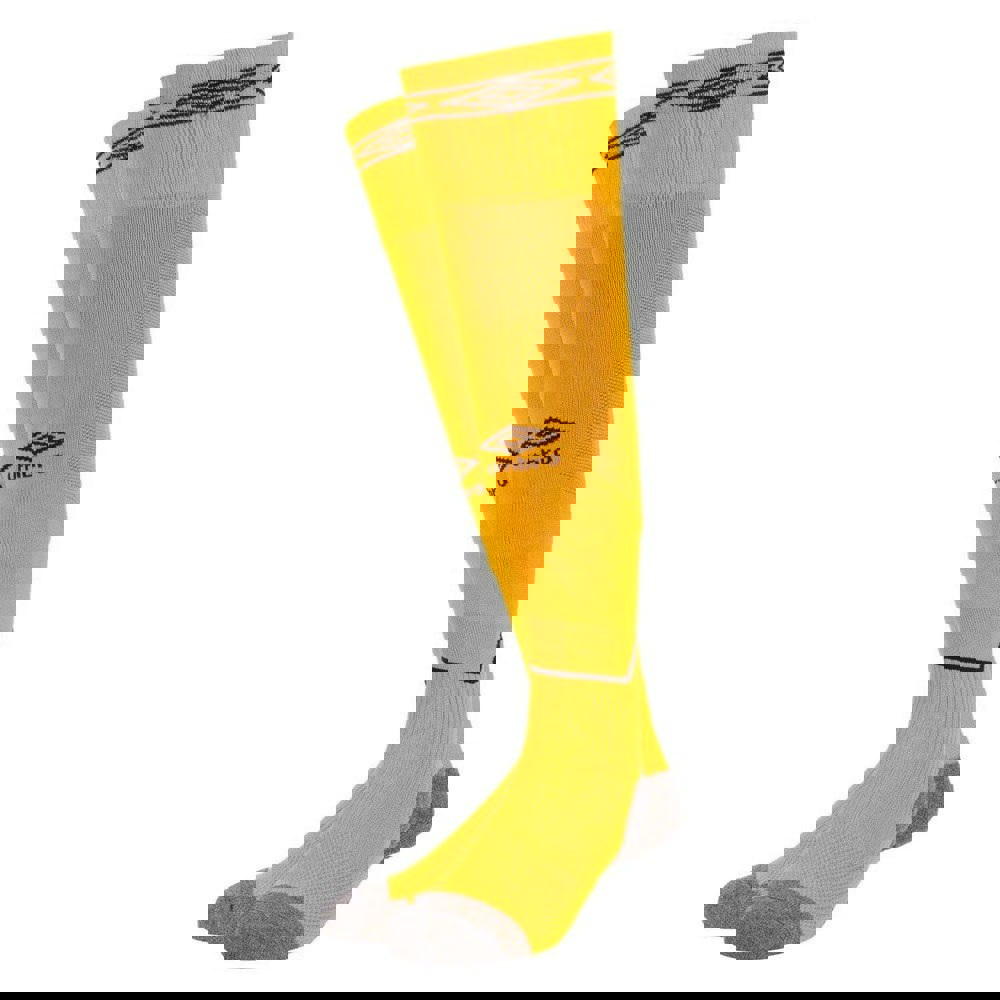 Umbro Childrens/Kids Diamond Football Socks - Amber/Black
