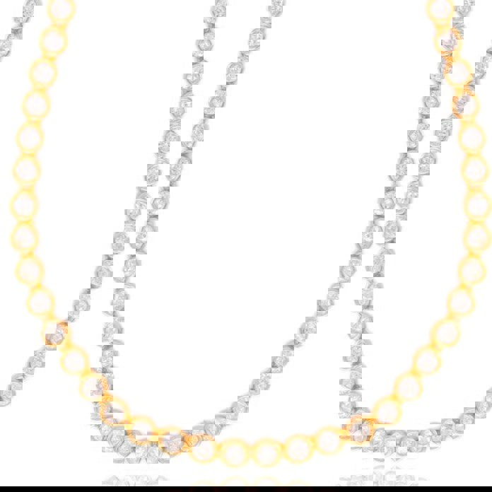 Lila Rasa Crystal Tennis Necklace