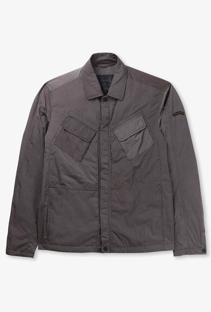 Paul & Shark Men's Save The Sea Padded Shacket - Grey