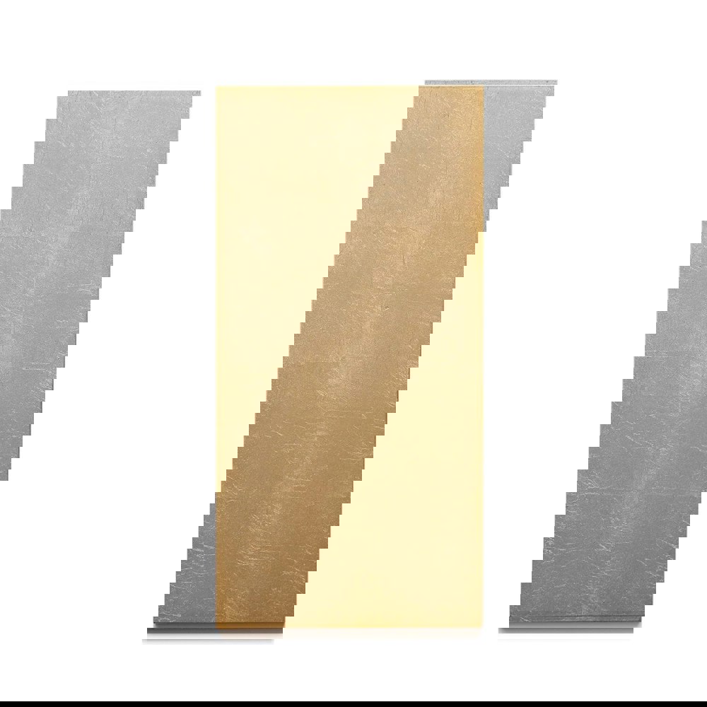 Silver Leaf Chic Matte Double Coaster Gold - Posh Trading Company  - Interior furnishings london