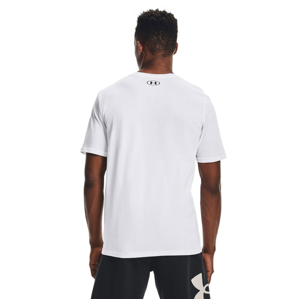 Under Armour Mens Sportstyle Short-Sleeved T-Shirt - White/Black
