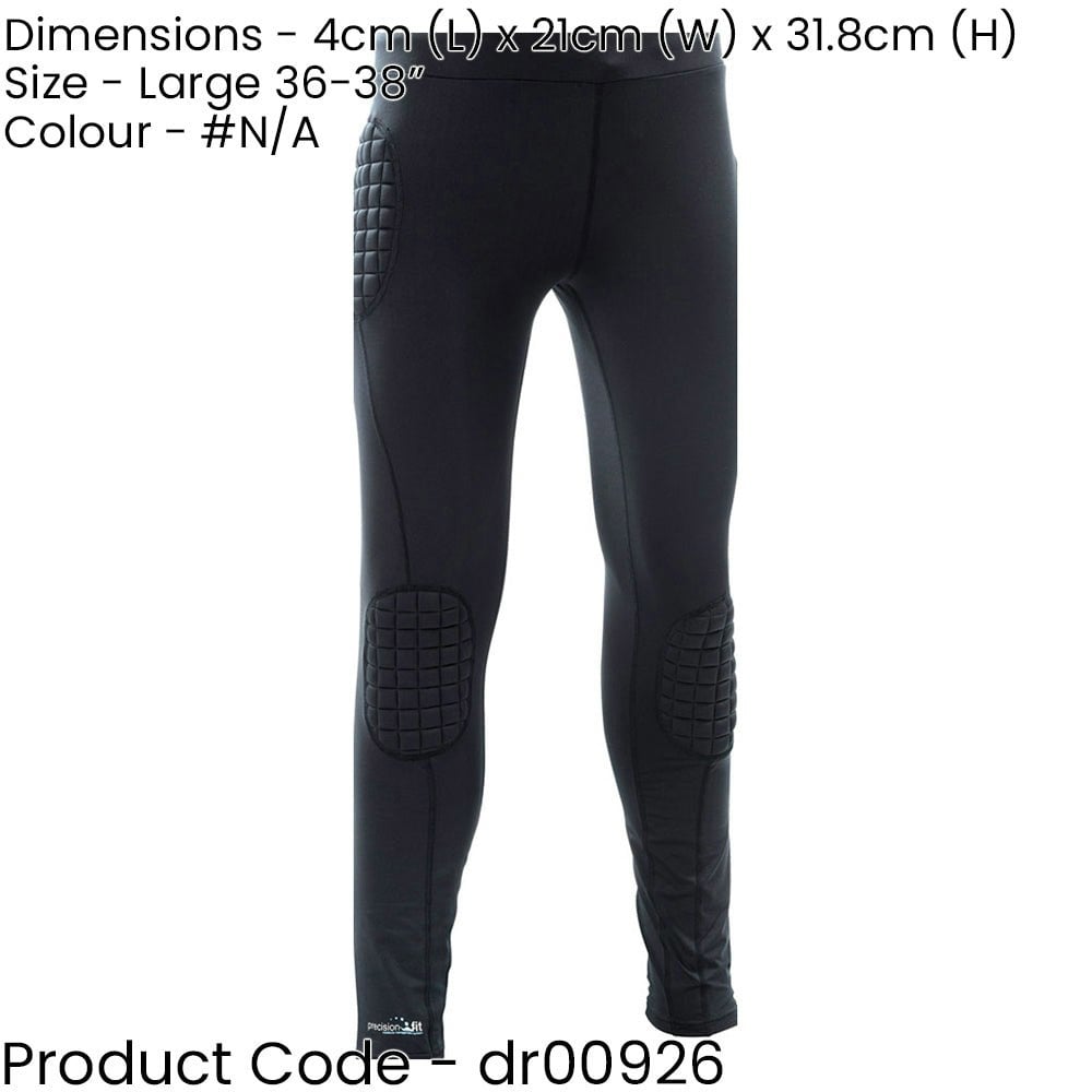 ADULT 36-38 Inch Padded Goal-Keeping Baselayer Trousers - EVA Hip & Leg Bottoms