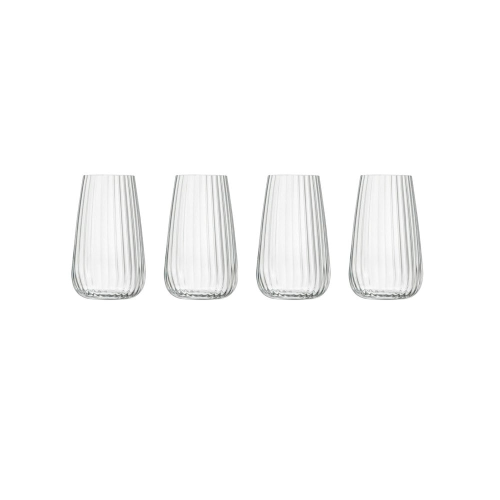 Luigi Bormioli: Optica Stemless Wine Glasses 570ML - 4 Pack