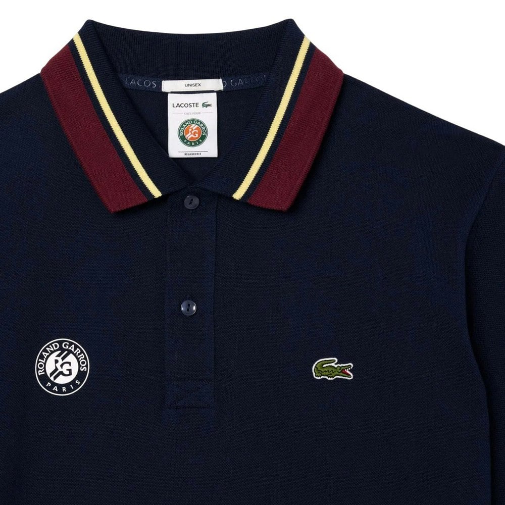 Lacoste Unisex Roland-Garros Edition Umpire Sport Polo Shirt - Blue