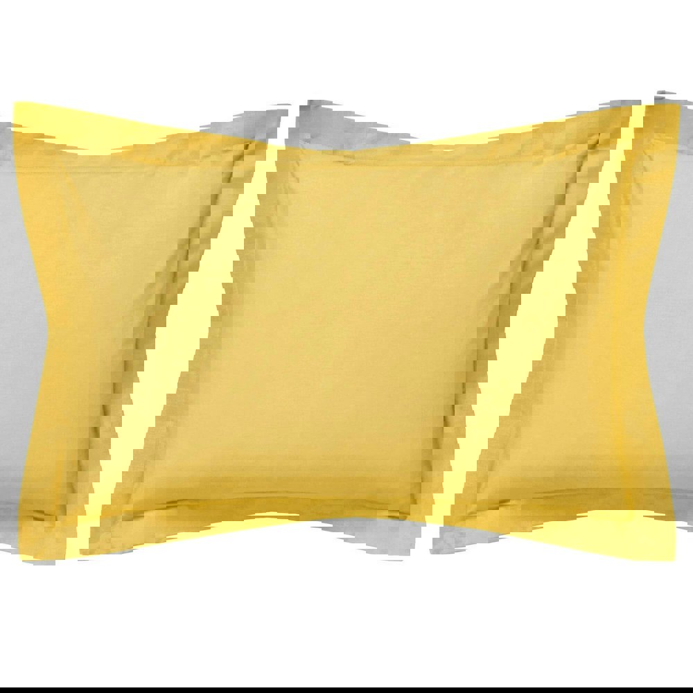 Belledorm Egyptian Cotton Oxford Pillowcase (Pack of 2) - Ochre Yellow