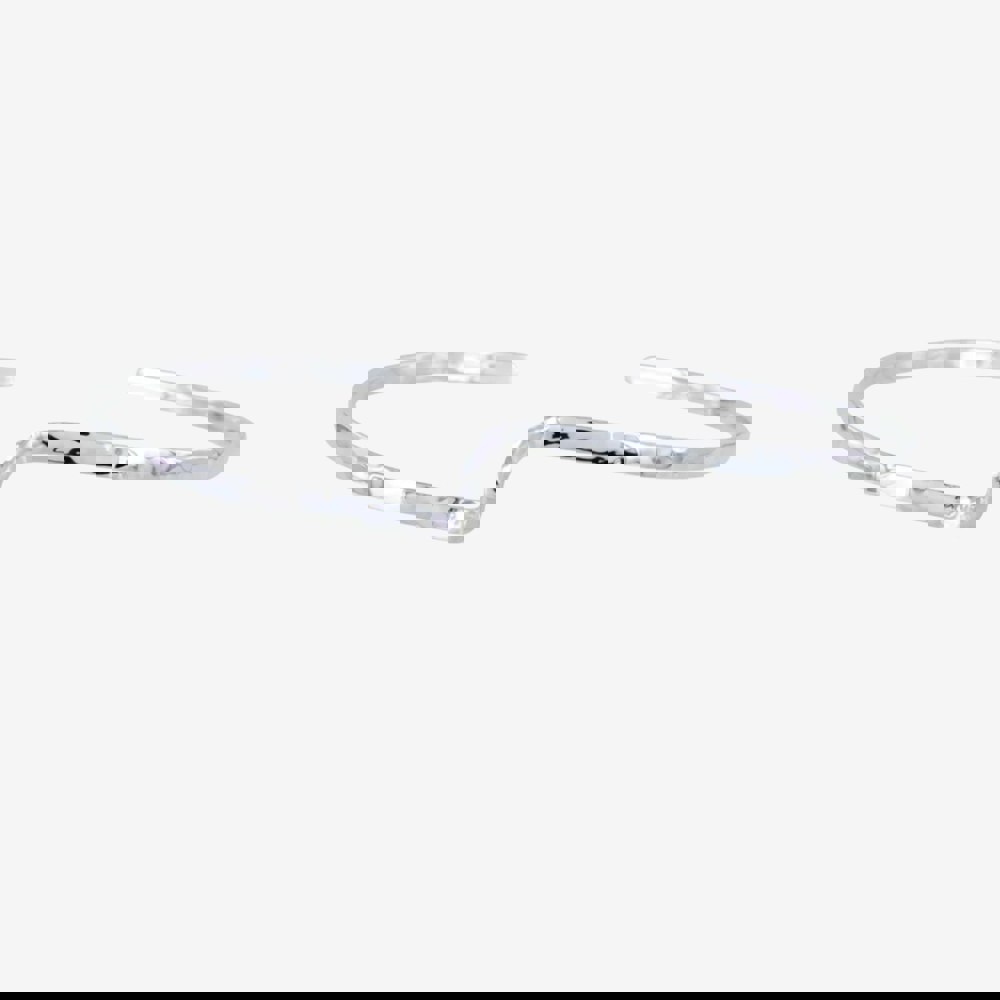 Sterling Silver Wishbone Cuff Bracelet - Reeves & Reeves