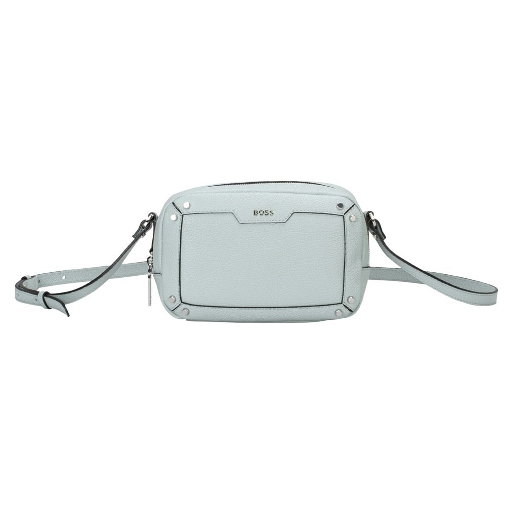 Boss Grain Leather Crossbody Bag - Ivy